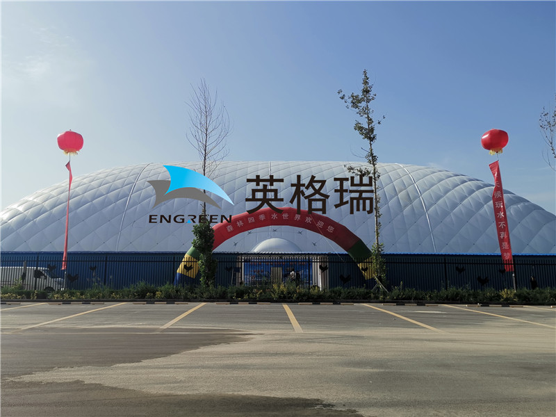 充氣吹起來的氣膜館，耗電量是不是很大呢？